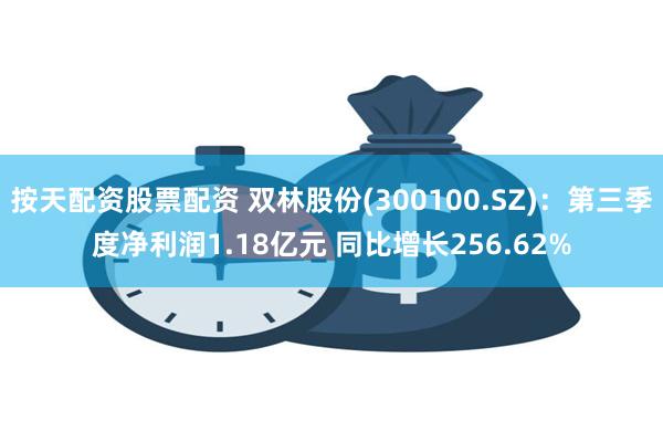 按天配资股票配资 双林股份(300100.SZ)：第三季度净利润1.18亿元 同比增长256.62%