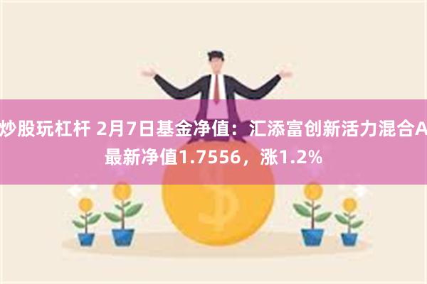 炒股玩杠杆 2月7日基金净值：汇添富创新活力混合A最新净值1.7556，涨1.2%